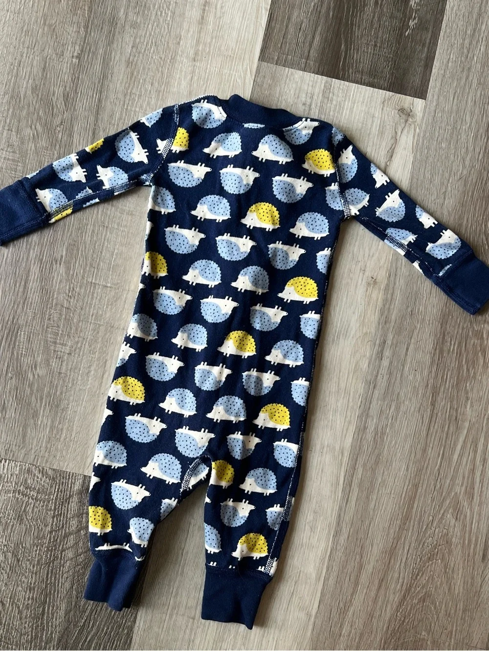 Hanna Andersson Hedgehog Print Pajamas 100% Organic Cotton size 3-6M